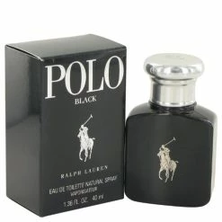 Ralph Lauren MPOLOBLACK1.4EDTSPR 1.4 oz Eau De Toilette Spray for Men