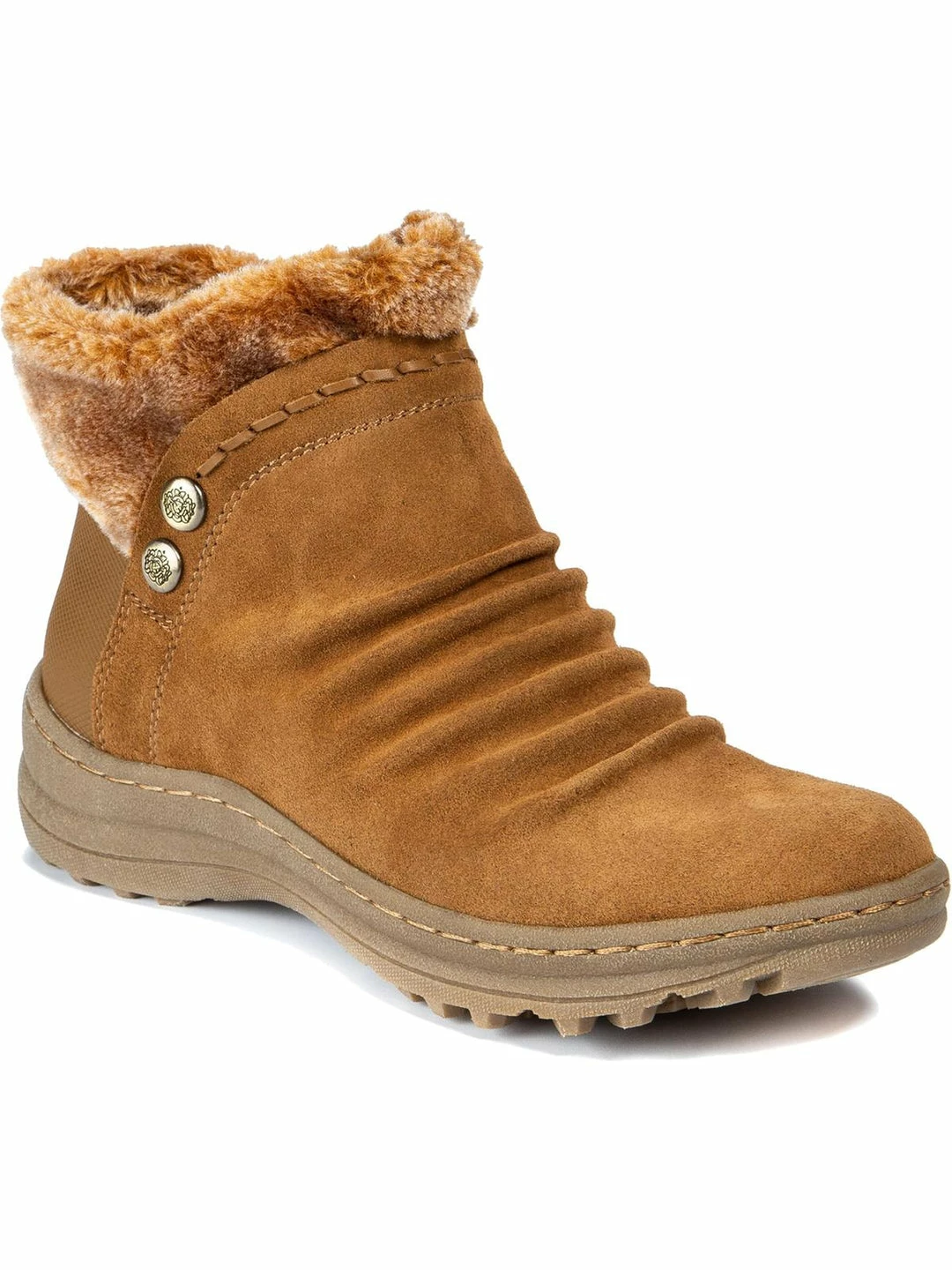 Baretraps Alick Womens Suede Ankle Booties