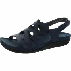 Baretraps Jeovanna Womens Wedge Casual Footbed Sandals