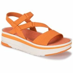 Baretraps Malyka Womens Flatform Open Toe Flats