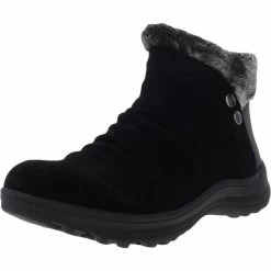 Baretraps Aeron Womens Leather Faux Fur Winter & Snow Boots