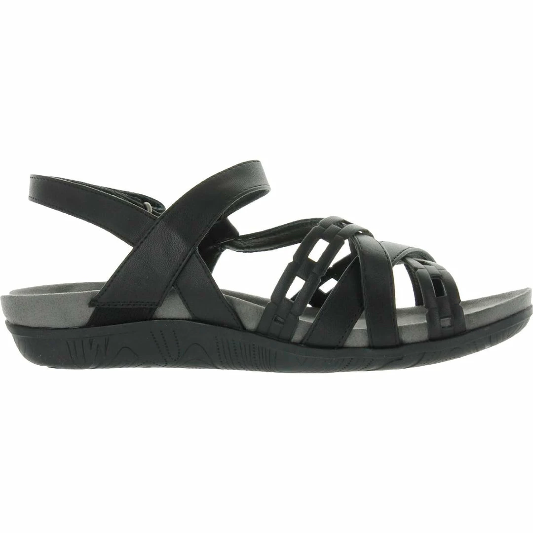 Baretraps Jewel Womens Faux Leather Caged Footbed Sandals - Image 2