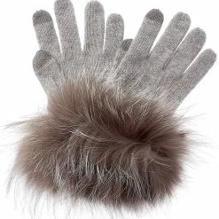 women sofiacashmere Tech Cashmere Gloves