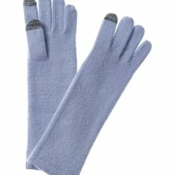 women sofiacashmere Long Touch Screen Cashmere Gloves