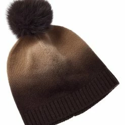 women sofiacashmere Dip-Dye Cashmere Beanie