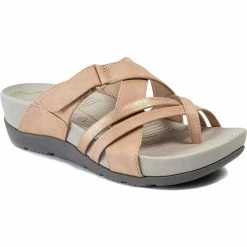 Baretraps Aster Womens Faux Leather Strappy Wedges