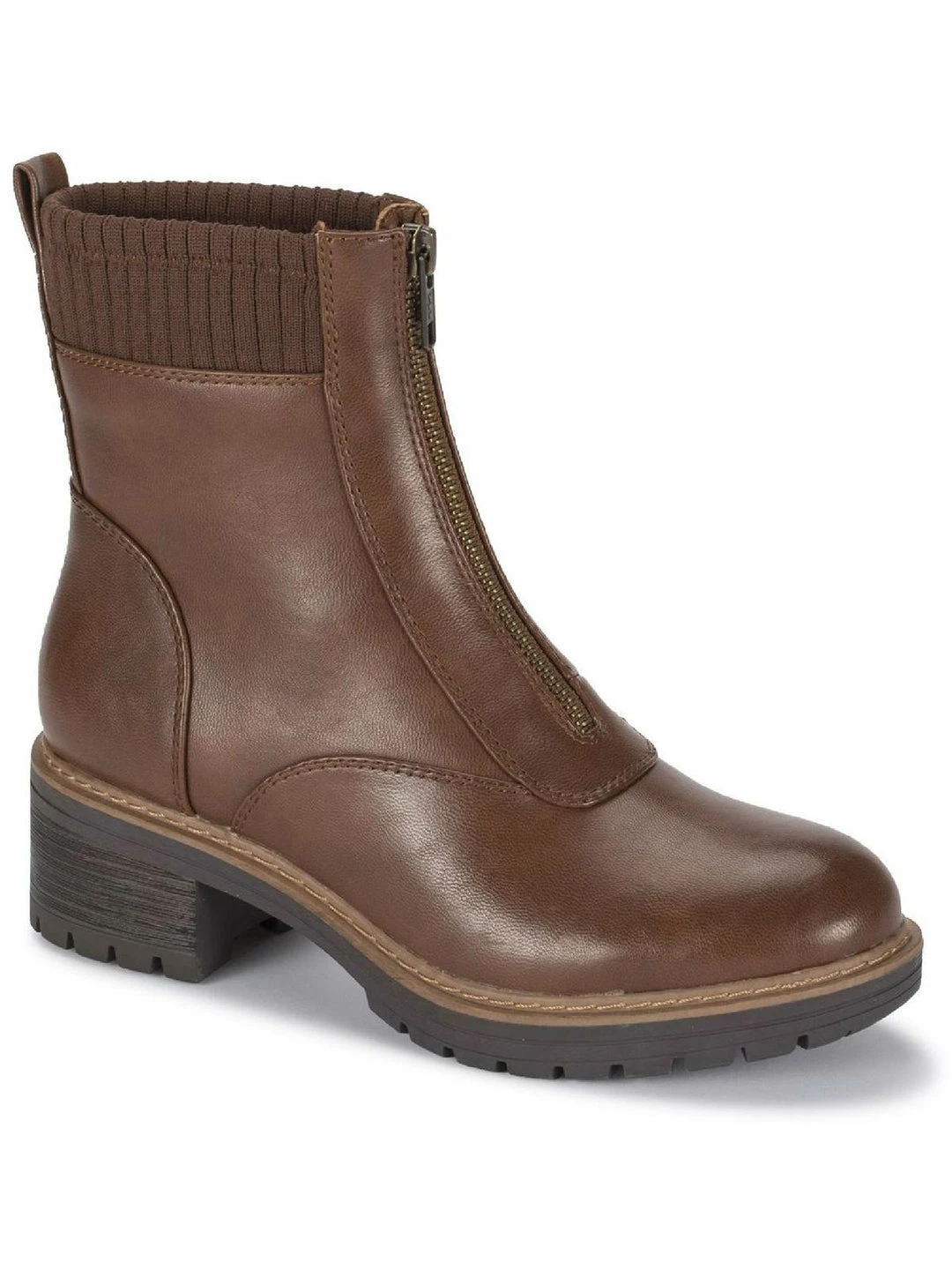 Baretraps Ananda Womens Zipper Faux Leather Ankle Boots - Image 4