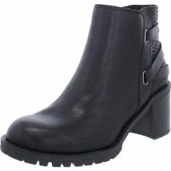 Baretraps Hensley Womens Faux Leather Bootie Ankle Boots