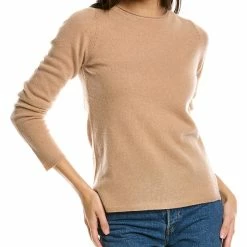 women sofiacashmere Cashmere Crewneck Sweater
