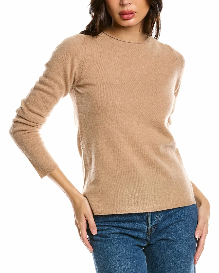 women sofiacashmere Cashmere Crewneck Sweater