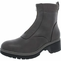 Baretraps Ananda Womens Faux Leather Ankle Ankle Boots