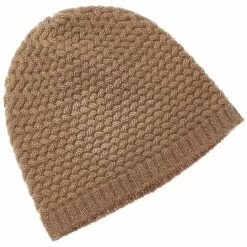 women sofiacashmere Lurex Lattice Stitch Cashmere-Blend Hat