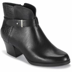 Baretraps Lane Womens Faux Leather Snake Print Ankle Boots