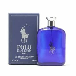 Ralph Lauren Polo Blue For Men Edt Spray 6.7 Oz