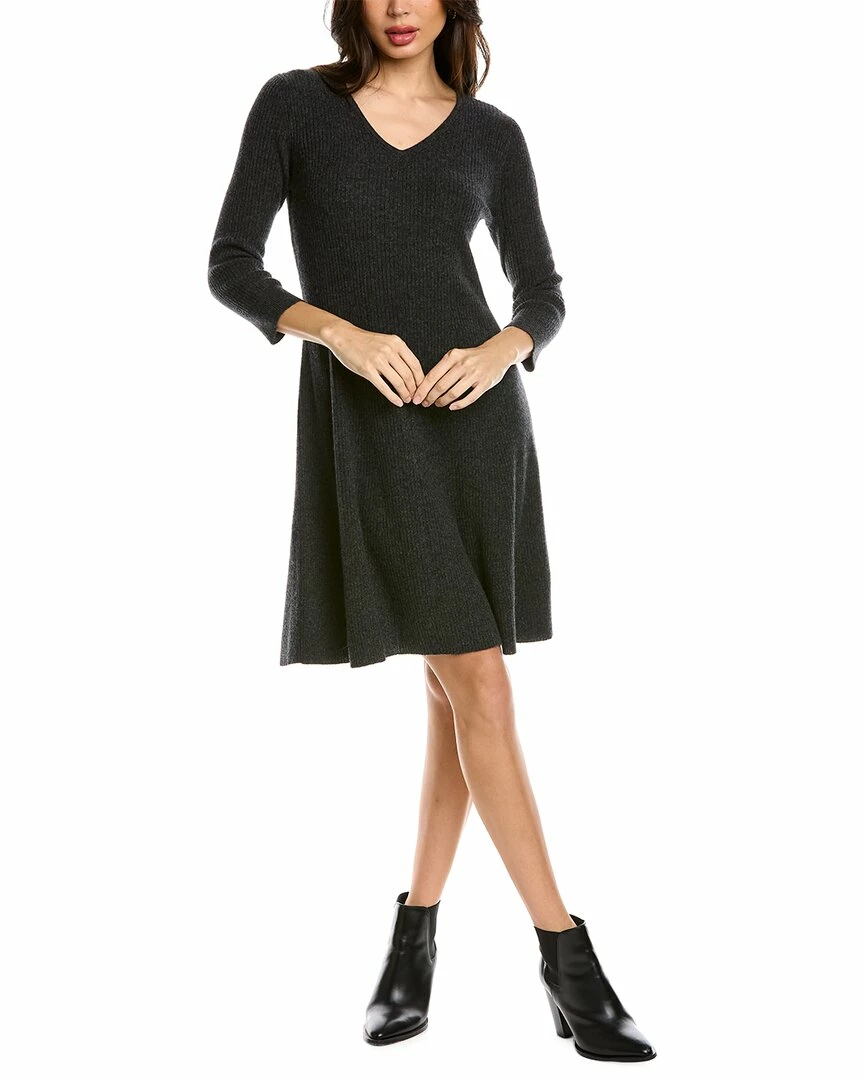 women sofiacashmere A-Line Cashmere Sweaterdress