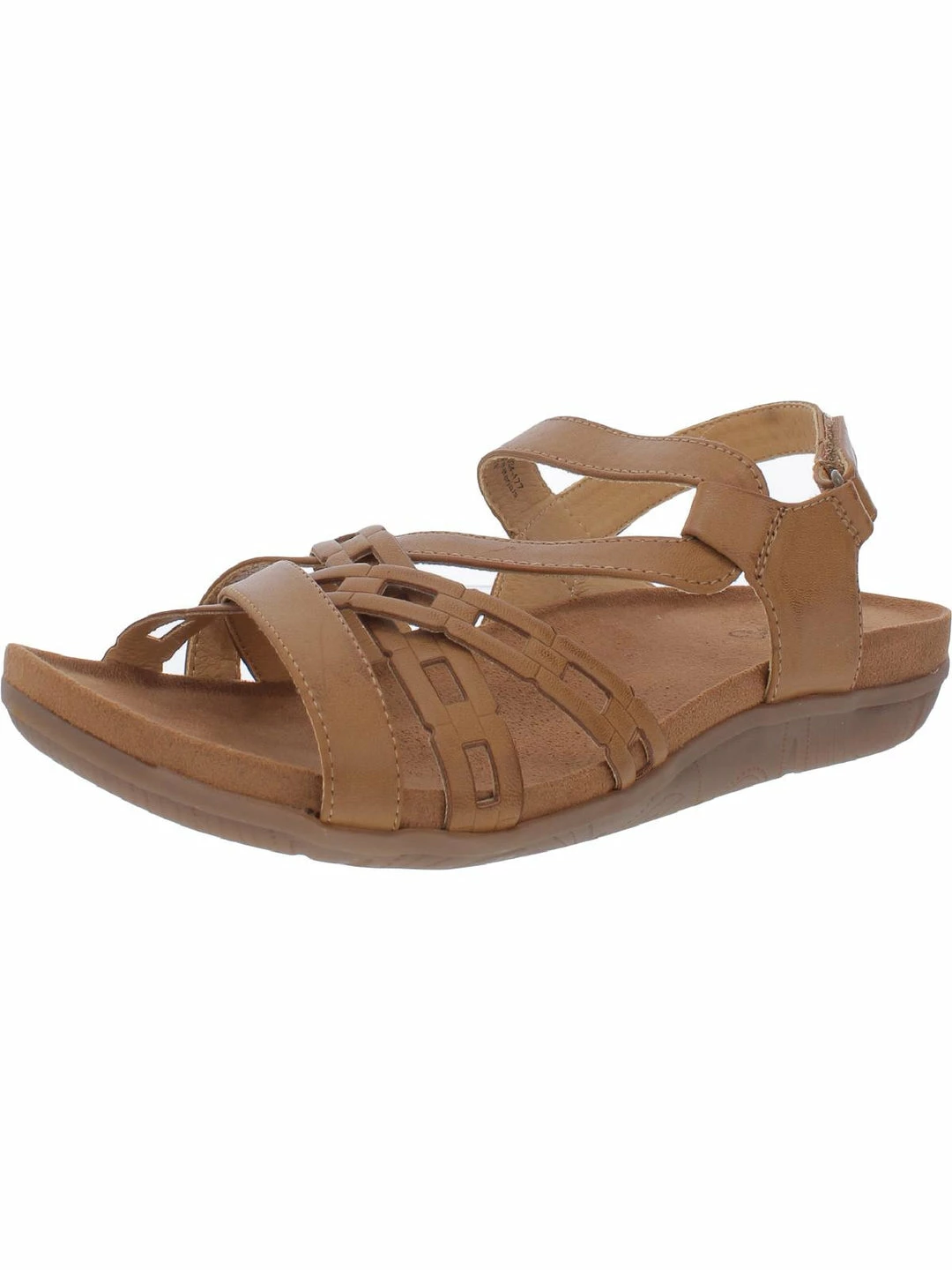 Baretraps Jewel Womens Faux Leather Caged Footbed Sandals - Image 4