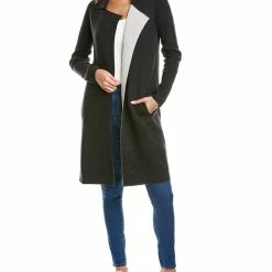 women sofiacashmere Double Face Wool & Cashmere-Blend Cardigan