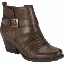 Baretraps Rebel Womens Faux Leather Block Heel Shooties