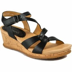 Baretraps Freesia Womens Adjustable Ankle Strap Wedge Sandals