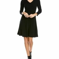 women sofiacashmere A-Line Cashmere Sweaterdress