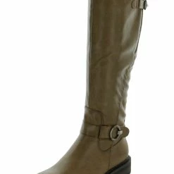 Baretraps Aphrodite Womens Faux Leather Knee-High Knee-High Boots