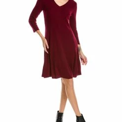 women sofiacashmere A-Line Cashmere Sweaterdress