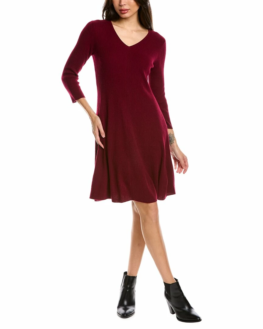 women sofiacashmere A-Line Cashmere Sweaterdress
