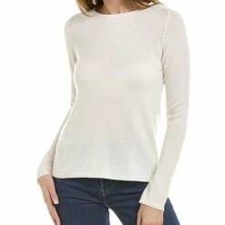 Sofiacashmere women sofia cashmere Cashmere Crewneck Sweater