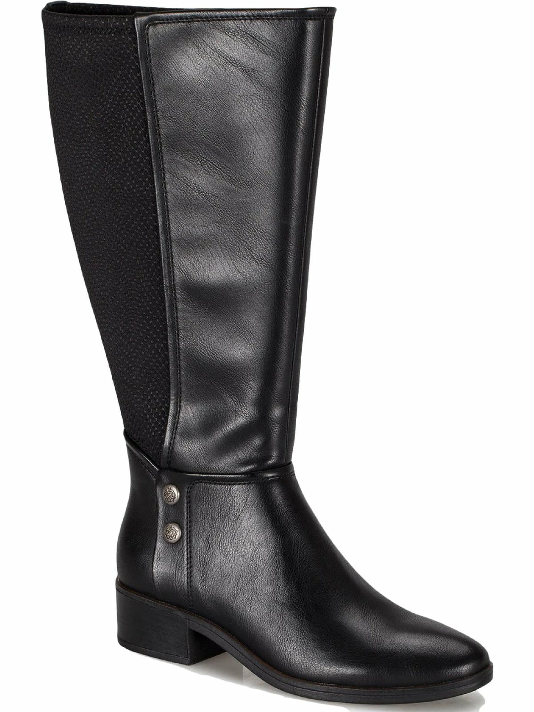 Baretraps Madelyn Womens Wide Calf Faux Leather Knee-High Boots - Image 6