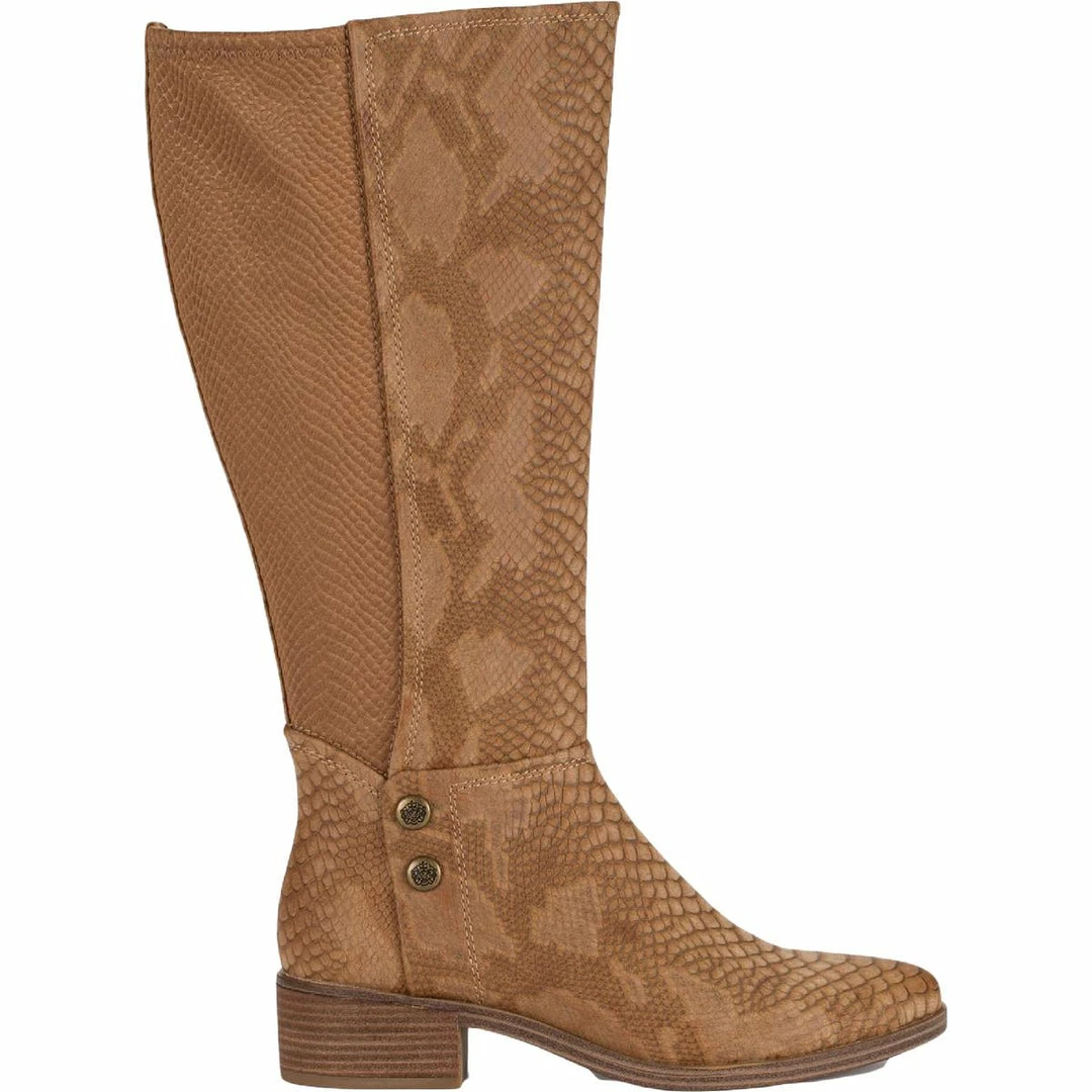 Baretraps Madelyn Womens Wide Calf Faux Leather Knee-High Boots - Image 2