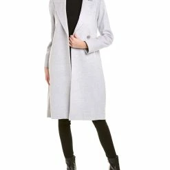 women sofiacashmere Wool & Cashmere-Blend Coat