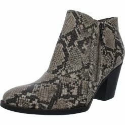 Baretraps Cacie Womens Faux Leather Side Zipper Heels