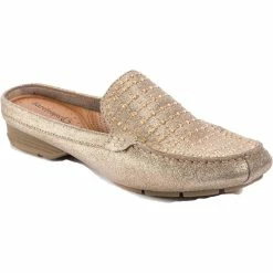 Baretraps Womens Leather Slip On Loafer Mule