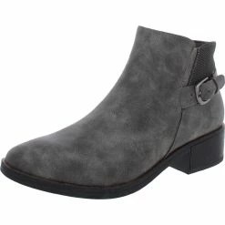 Baretraps Marconi Womens Faux Leather Snake Print Booties