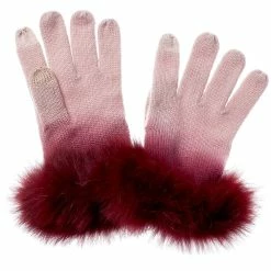 women sofiacashmere Dip-Dye Cashmere Gloves