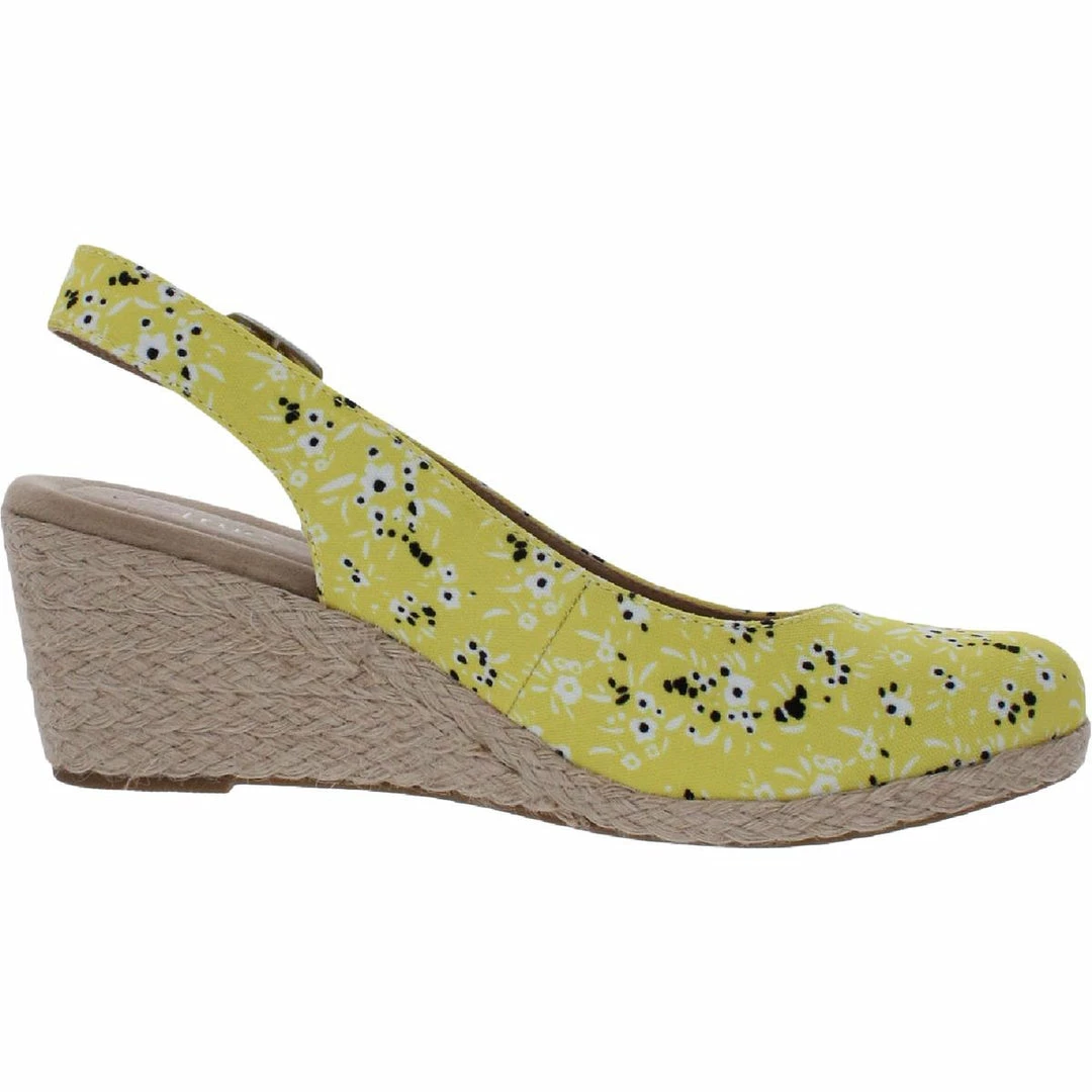 Baretraps Dyann Womens Floral Wedge Espadrilles - Image 2