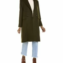 women sofiacashmere Wool & Cashmere-Blend Coat