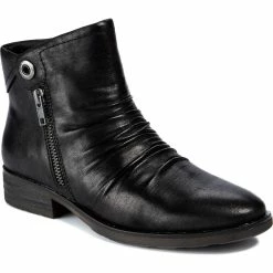 Baretraps Anila Womens Slouchy Grommet Ankle Boots