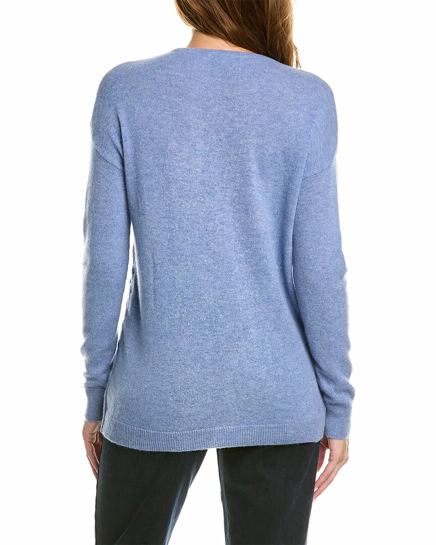women sofiacashmere Braided Cashmere Sweater - Image 2
