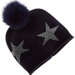 women sofiacashmere Heatset Star Hat Cashmere Hat