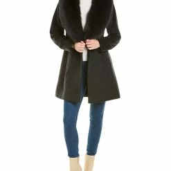 women sofiacashmere Wool-Blend Coat