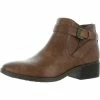 Baretraps Maci Womens Faux Leather Booties Ankle Boots