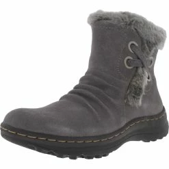Baretraps Adalyn Womens Suede Faux Fur Snow Boots